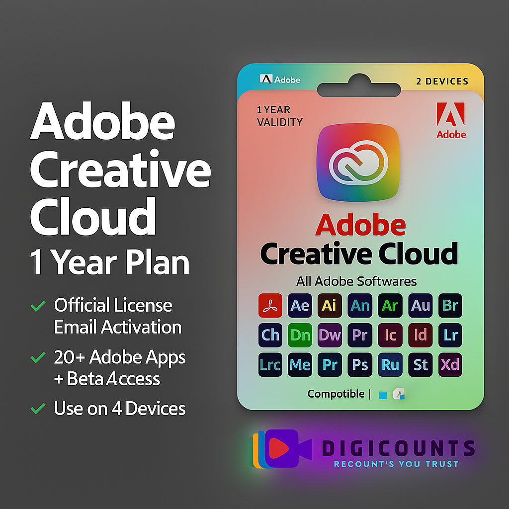 All-in-One Creative Suite – Powered by Adobe® (1 Year Plan)