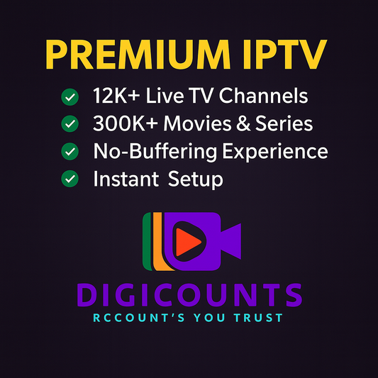 Premium IPTV Subscription – 12,000+ Live Channels & 300,000+ On-Demand Titles